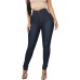 Womens Curvy High Waist Stretch Butt Lifting Skinny Colombian Jeans