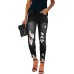 Women's Ripped Skinny Jeans Distressed Stretchy Denim Pants
