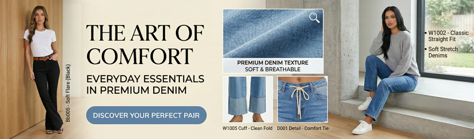 Distressed Flare Jeans